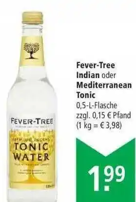 Marktkauf Fever-tree Indian Oder Mediterranean Tonic Angebot