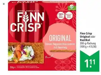 Marktkauf Finn Crisp Original Oder Rustikal Angebot