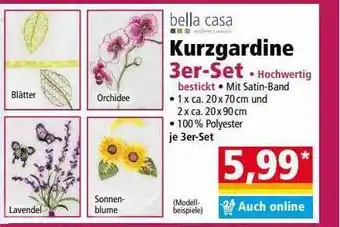 Norma Bella Casa Kurzgardine 3er-set Angebot