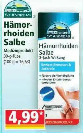 Norma St.andreas Hämorrhoiden Salbe Angebot