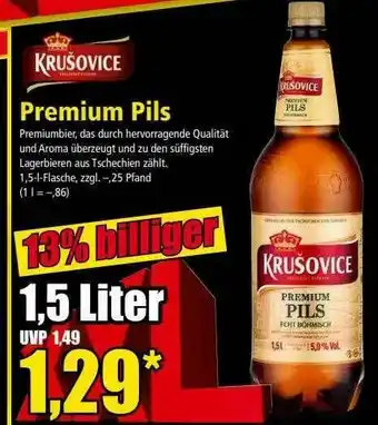 Norma Krusovice Premium Pils Angebot