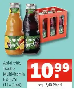 Getränke Oase Apfel trüb, Traube, Multivitamin Angebot