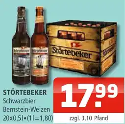 Getränke Oase STÖRTEBEKER Schwarzbier Bernstein-Weizen Angebot