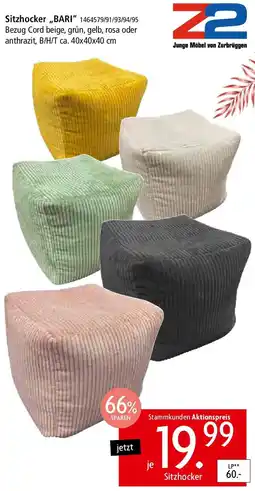 Zurbrüggen Sitzhocker „BARI“ Angebot