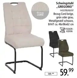 Zurbrüggen Schwingstuhl "GREGORIO" Angebot