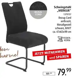 Zurbrüggen Schwingstuhl "MERKUR" Angebot
