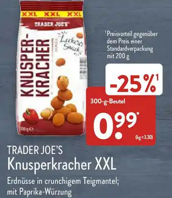 Aldi Nord Trader Joe's Knusperkracher XXL 300g Beutel Angebot