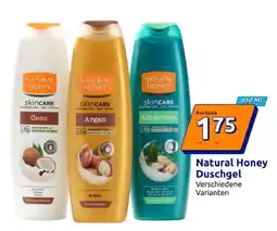 Action Natural Honey Duschgel Angebot