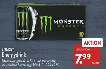 Aldi Nord Energy Energydrink 10x0,5L Dose Angebot