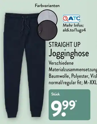 Aldi Nord Straight Up Jogginghose Angebot