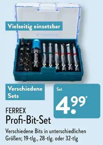 Aldi Nord Ferrex Profi Bit Set Angebot