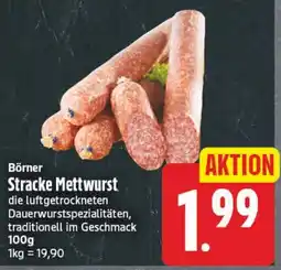 Elli Markt Börner Stracke Mettwurst Angebot