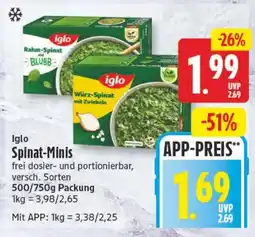 Elli Markt Iglo Spinat-Minis Angebot