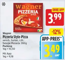 Elli Markt Wagner Pizzeria Style-Pizza Angebot