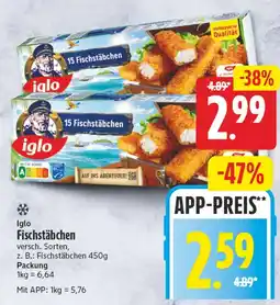 Elli Markt Iglo Fischstäbchen Angebot