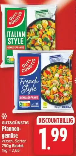 Elli Markt GUT&GÜNSTIG Pfannengemüse Angebot