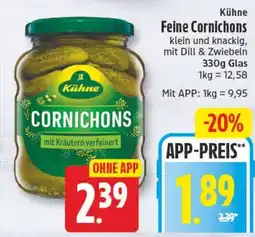 Elli Markt Kühne Feine Cornichons Angebot