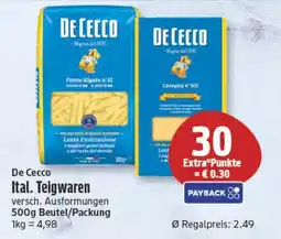 Elli Markt De Cecco It. Teigwaren Angebot