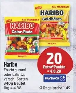 Elli Markt Haribo Fruchtgummi oder Lakritz Angebot