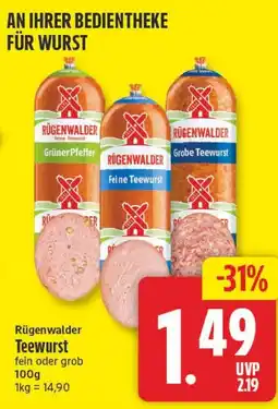 Elli Markt Rügenwalder Teewurst Angebot