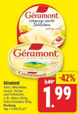 Elli Markt Géramont franz. Weichkäse Angebot