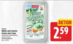 Elli Markt Ergüllü Weißer oder Schärfer Griecher oder Creme Angebot