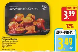 Elli Markt Volkswagen Currywurst Original Angebot