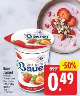 Elli Markt Bauer Joghurt Angebot