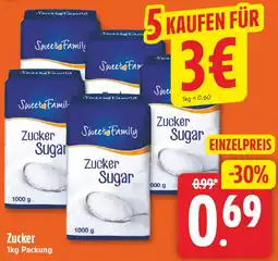 Elli Markt Sweet Family Zucker Sugar Angebot