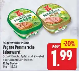 Elli Markt Rügenwalder Mühle Vegane Pommersche Leberwurst Angebot
