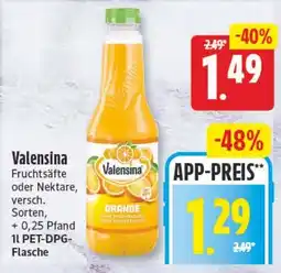 Elli Markt Valensina Fruchtsäfte oder Nektare Angebot