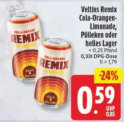 Elli Markt Veltins Remix Cola-Orange-Limonade Angebot