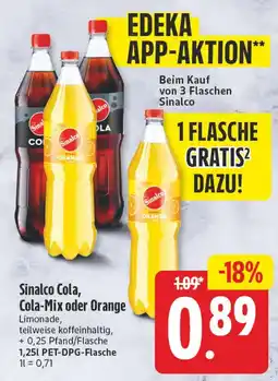 Elli Markt Sinalco Cola, Cola-Mix oder Orange Angebot