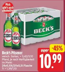 Elli Markt Beck's Pilsener Angebot