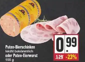 Edeka Puten-bierschinken Oder Puten-eiewurst Angebot