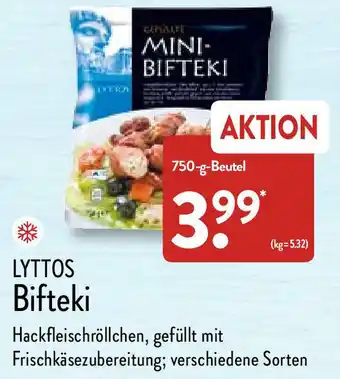 Aldi Nord Lyttos Bifteki 750g Beutel Angebot