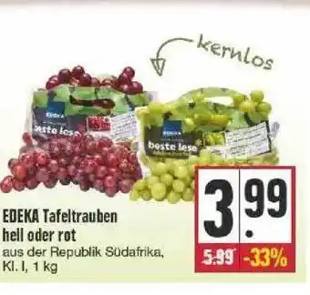 Edeka Tafeltrauben Hell Oder Rot Angebot