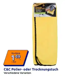 Action C&C Polier- oder Trocknungstuch Angebot