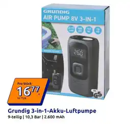 Action Grundig 3-in-1-Akku-Luftpumpe Angebot