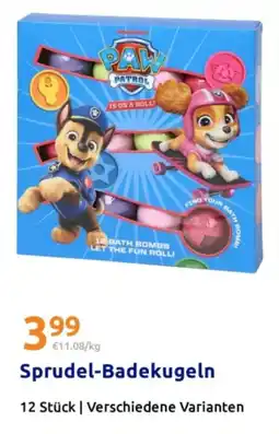 Action Sprudel-Badekugeln Angebot