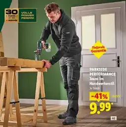 Lidl PARKSIDE PERFORMANCE Jeans im Handwerkerstil Angebot