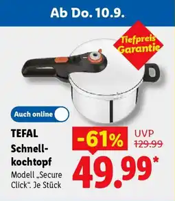 Lidl TEFAL Schnellkochtopf Angebot