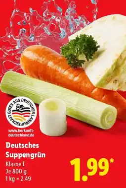 Lidl Deutsches Suppengrün Angebot