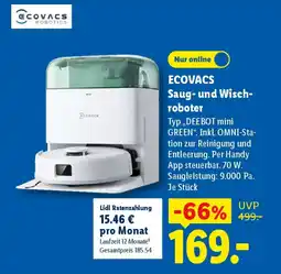 Lidl ECOVACS Saug- und Wischroboter Angebot