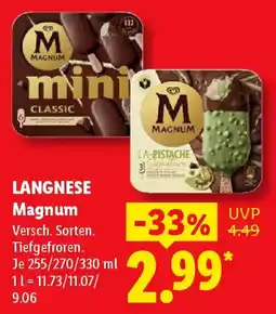 Lidl Langnese Magnum Angebot