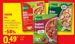 Lidl Knorr Fix Angebot