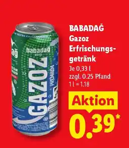 Lidl Babadağ Gazoz Erfrischungsgetränk Angebot