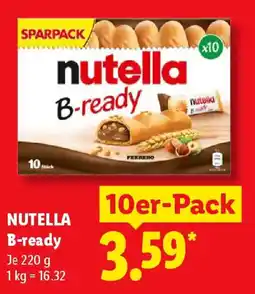 Lidl Nutella B-ready Angebot