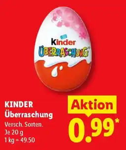 Lidl Kinder Überraschung Angebot