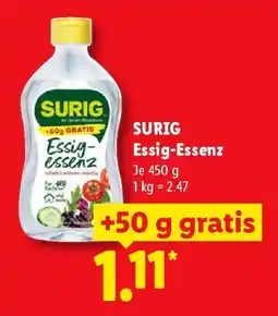 Lidl SURIG Essig-Essenz Angebot